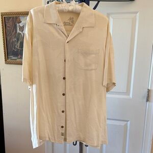 Tommy Bahama Light Tan Men's Casual Shirt